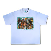 Grape Ice bucking bronco rodeo revolver western background Urban Heavy Tee - AdoDesignShop