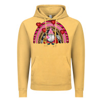 Vintage Mustard valentines day gnomes rainbow Vintage Hoodie - RanaPortraitStore