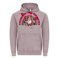 Vintage Zinc valentines day gnomes rainbow Vintage Hoodie - RanaPortraitStore