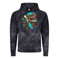 Cloud Black indian headdress Vintage Hoodie - JahusDesignShop