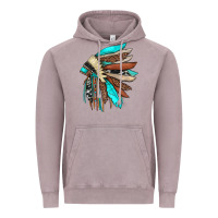 Vintage Zinc indian headdress Vintage Hoodie - JahusDesignShop