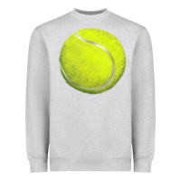 Heather Grey tennis bal Heavyweight Sweatshirt - BarkalooDesign