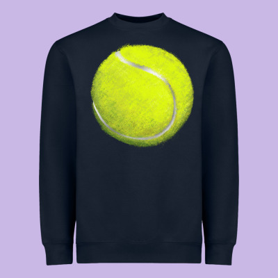 Tennis Bal Heavyweight Sweatshirt Designed By Barkaloodesign