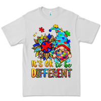 Dove Grey it's ok to be different autism gnome Premium Tee - Zillion Design Studio