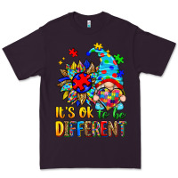 Plum it's ok to be different autism gnome Premium Tee - Zillion Design Studio
