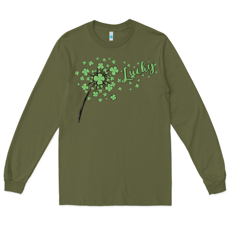 Four Leaf Clover Long Sleeve Tee by MaliasSmallBusiness | Teevron