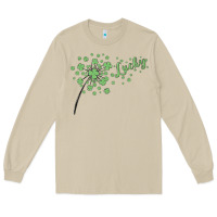 Mushroom four leaf clover Long Sleeve Tee - MaliasSmallBusiness
