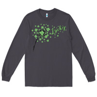 Smoke four leaf clover Long Sleeve Tee - MaliasSmallBusiness