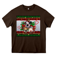 Chocolate Brown christmas heifers Heavy Core Tee - RanaPortraitStore
