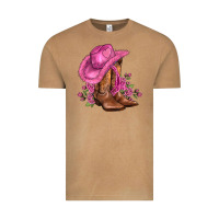 Vintage Camel valentines day boots cowgirl hat and roses Vintage Tee - AdoDesignShop