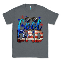 Charcoal Heather Cool American Dad Classic Tee - LillyAllenDesigns