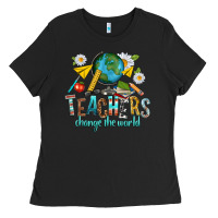 Black teachers change the world Ladies Tee - texasbilliewilder
