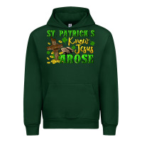 Forest Green St. Patrick's know Jesus arose Urban Hoodie - CowGirlArtShop