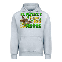 Heather Grey St. Patrick's know Jesus arose Urban Hoodie - CowGirlArtShop