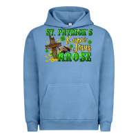 Pigment Pebble Blue St. Patrick's know Jesus arose Urban Hoodie - CowGirlArtShop