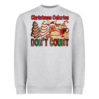 Christmas Calories Don't Count Christmas Tree Cake Heavyweight Sweatshirt | Teevron