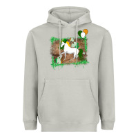 Moon Dust Unicorn Dabbing with Shamrock for St. Patricks Day Heavyweight Hoodie - Bettercallsaul