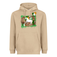 Mushroom Unicorn Dabbing with Shamrock for St. Patricks Day Heavyweight Hoodie - Bettercallsaul