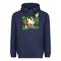 Navy Unicorn Dabbing with Shamrock for St. Patricks Day Heavyweight Hoodie - Bettercallsaul