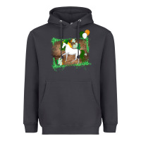 Smoke Unicorn Dabbing with Shamrock for St. Patricks Day Heavyweight Hoodie - Bettercallsaul