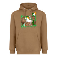 Toasted Coconut Unicorn Dabbing with Shamrock for St. Patricks Day Heavyweight Hoodie - Bettercallsaul