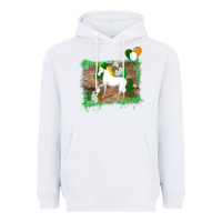 White Unicorn Dabbing with Shamrock for St. Patricks Day Heavyweight Hoodie - Bettercallsaul
