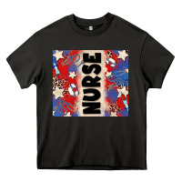 Asphalt american nurse Heavy Core Tee - Zillion Design Studio