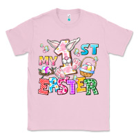 Bubblegum Pink My 1st Easter Classic Tee - CowhideDigitalArt