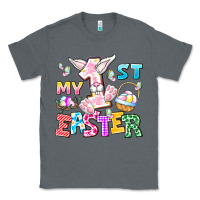 Charcoal Heather My 1st Easter Classic Tee - CowhideDigitalArt