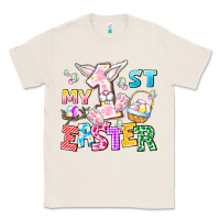 Natural My 1st Easter Classic Tee - CowhideDigitalArt