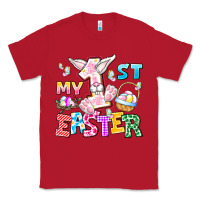 Red My 1st Easter Classic Tee - CowhideDigitalArt