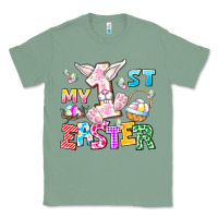 Sage My 1st Easter Classic Tee - CowhideDigitalArt