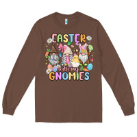 Chestnut easter  with my gnomies Long Sleeve Tee - MaliasSmallBusiness