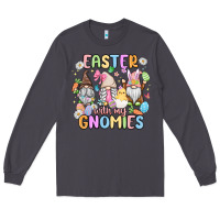 Smoke easter  with my gnomies Long Sleeve Tee - MaliasSmallBusiness
