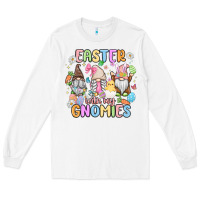 White easter  with my gnomies Long Sleeve Tee - MaliasSmallBusiness