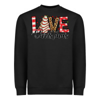 Black love christmas tree cake Heavyweight Sweatshirt - Jasminsmagicworld
