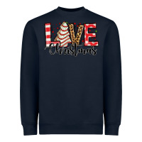Navy love christmas tree cake Heavyweight Sweatshirt - Jasminsmagicworld