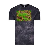 Cloud Black western leopard distressed background Vintage Tee - AdoDesignShop