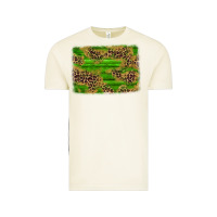 Western Leopard Distressed Background Vintage Tee | Teevron