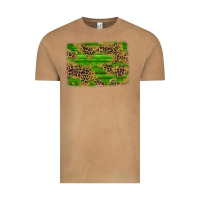Vintage Camel western leopard distressed background Vintage Tee - AdoDesignShop