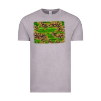 Vintage Zinc western leopard distressed background Vintage Tee - AdoDesignShop