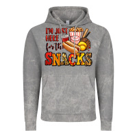 Cloud Rock i'm just here for the snacks softball Vintage Hoodie - Jasminsmagicworld