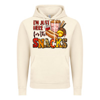 Vintage Artic i'm just here for the snacks softball Vintage Hoodie - Jasminsmagicworld