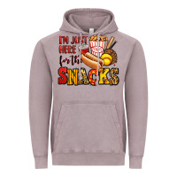 Vintage Zinc i'm just here for the snacks softball Vintage Hoodie - Jasminsmagicworld