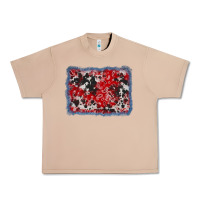 Burro bandana cowhide denim background Urban Heavy Tee - AdoDesignShop