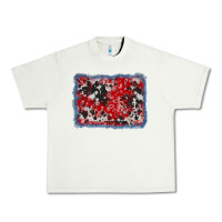 Pistachio bandana cowhide denim background Urban Heavy Tee - AdoDesignShop