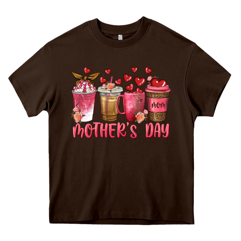 Mothers Day Coffee Cups Heavy Core Tee by texasbilliewilder | Teevron