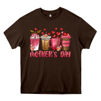 Chocolate Brown mothers day coffee cups Heavy Core Tee - texasbilliewilder