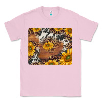 Bubblegum Pink sunflowers cowhide leopard mousepad Classic Tee - Jasminsmagicworld
