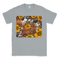 Heather Grey sunflowers cowhide leopard mousepad Classic Tee - Jasminsmagicworld